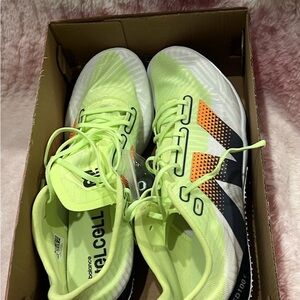 New Balance Neon Yellow and Black Running Shoes Track Spikes